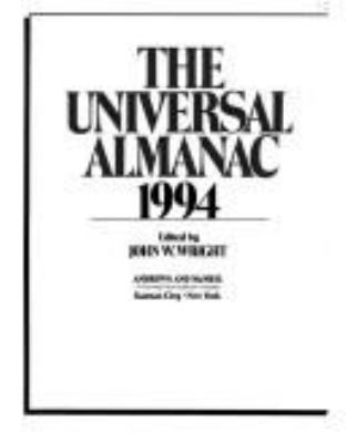 The universal almanac, 1995