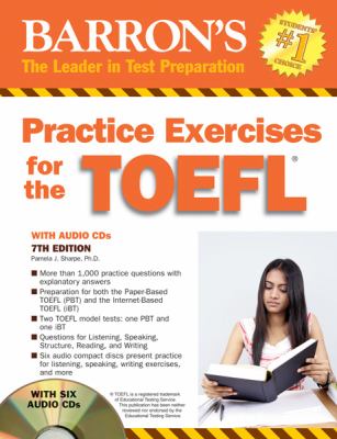 Barron's practice exercises for the TOEFL test of English as a foreign language