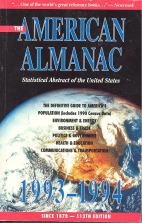 The American almanac : statistical abstract of the United States.