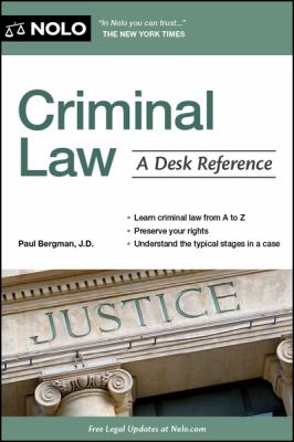 Criminal law : a desk reference