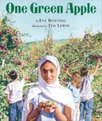 One green apple