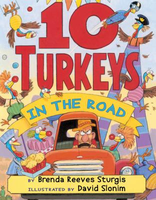 10 turkeys in the road