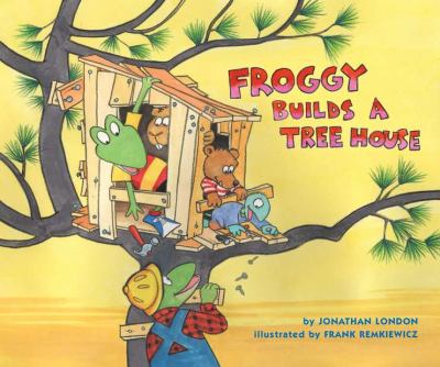 Froggy builds a tree house