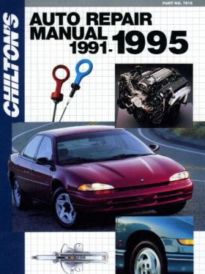 Chilton's auto repair manual, 1991-1995