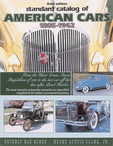 Standard catalog of American cars, 1805-1942