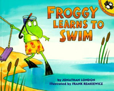 Froggy learns to swim