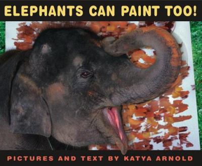 Elephants can paint too!