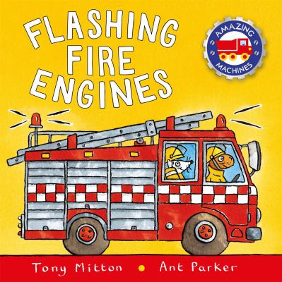 Flashing fire engines