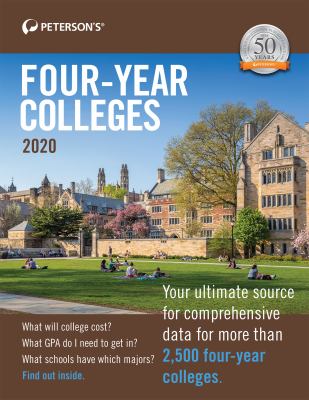 Peterson's four-year colleges 2020.