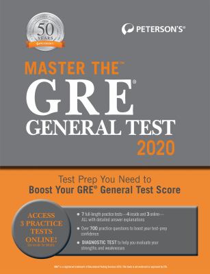 Master the GRE general test 2020