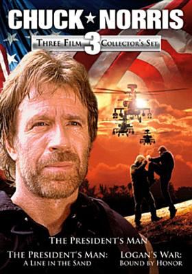 Chuck Norris three film collector's set : President's man; President's man: a line in the sand; Logan's war: bound by honor