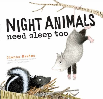 Night animals need sleep too