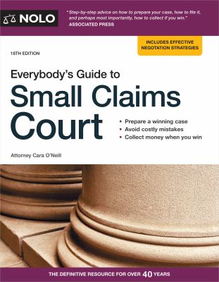 Everybody's guide to small claims court