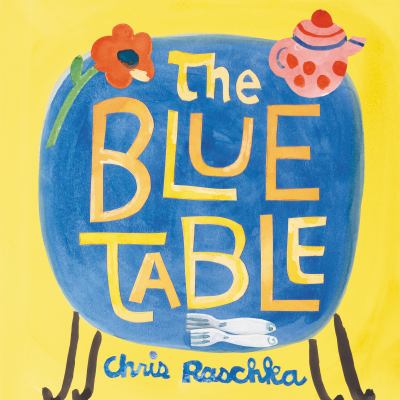 The blue table