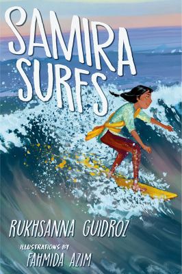 Samira surfs