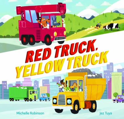 Red truck, yellow truck