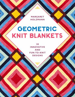 Geometric knit blankets