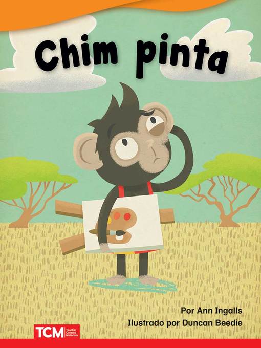 Chim pinta (chimp paints) read-along ebook