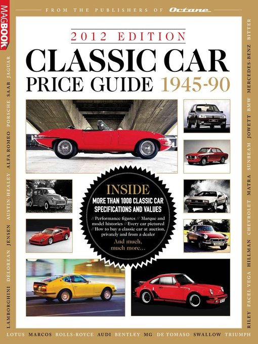Classic car price guide 2012