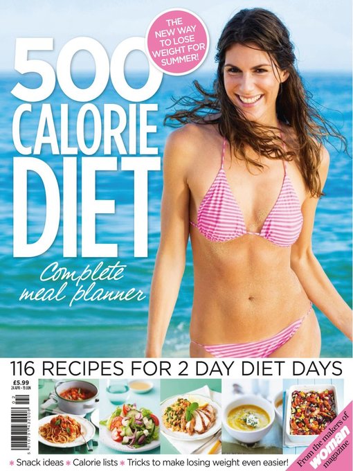 500 calorie diet complete meal planner