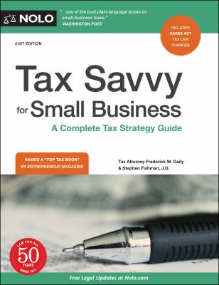 Tax savvy for small business