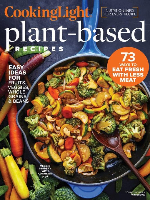 Cooking light plant-based recipes