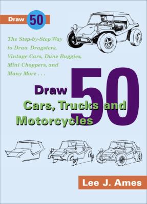 Draw 50 cars, trucks, and motorcycles