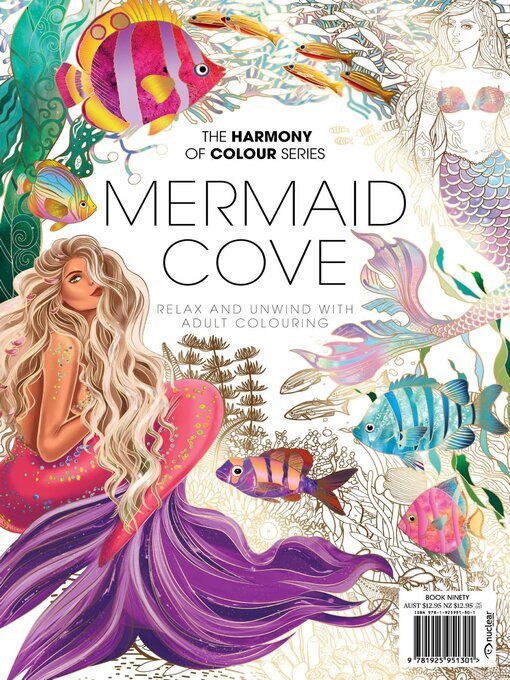 Colouring book: mermaid cove