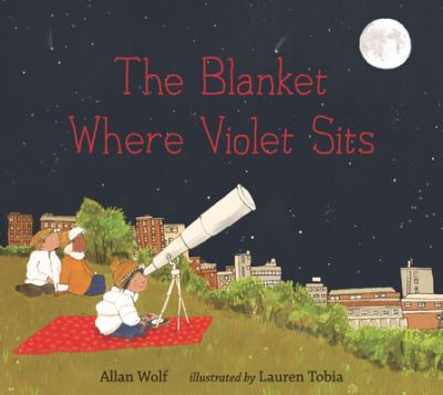 The blanket where Violet sits