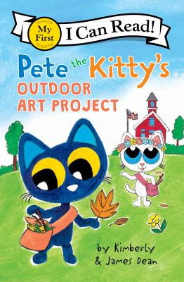 Pete the Kitty's outdoor art project