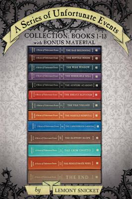 A series of unfortunate events collection: books 1-13 with bonus material : Books 1-13 with bonus material.