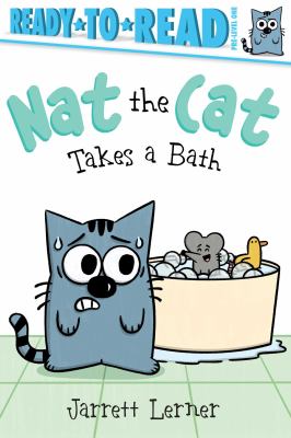 Nat the cat takes a bath