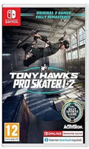 Tony Hawk's pro skater 1 + 2.