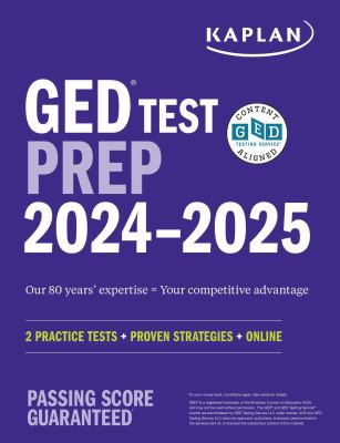 GED test prep 2024-2025.