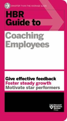 HBR guide to coaching employees.