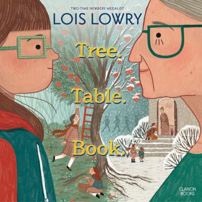 Tree. table. book.