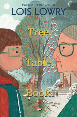 Tree. table. book.