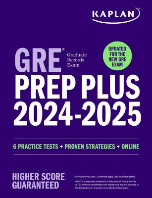 GRE prep plus 2024-2025 : Graduate Record Examination