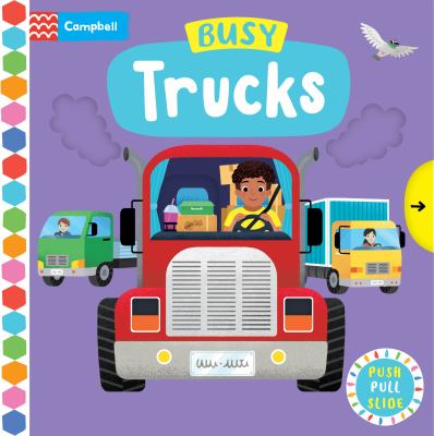 Busy trucks : Push Pull Slide