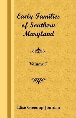 Early families of southern Maryland