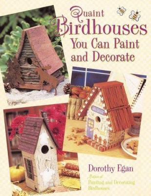 Quaint birdhouses you can paint and decorate