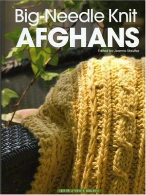 Big-needle knit afghans