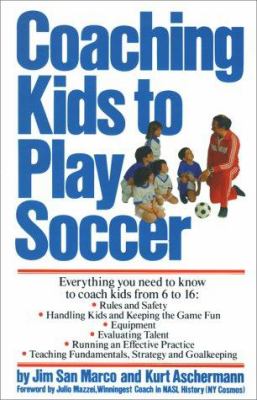 Coaching kids to play soccer