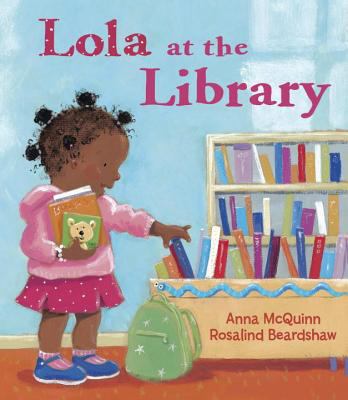 Lola at the library