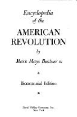 Encyclopedia of the American Revolution.