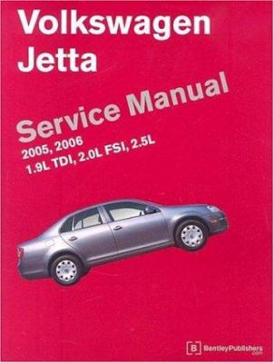 Volkswagen Jetta service manual : 2005, 2006, 1.9L TDI, 2.0L FSI, 2.5L : A5 platform.