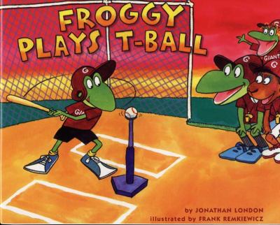 Froggy plays t-ball