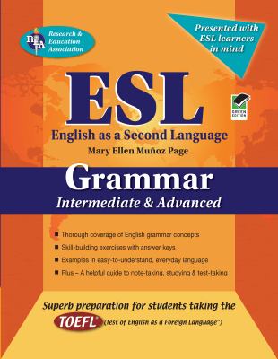 ESL, English as a second language : grammar intermediate & advanced