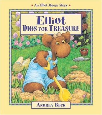 Elliot digs for treasure