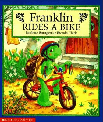 Franklin rides a bike